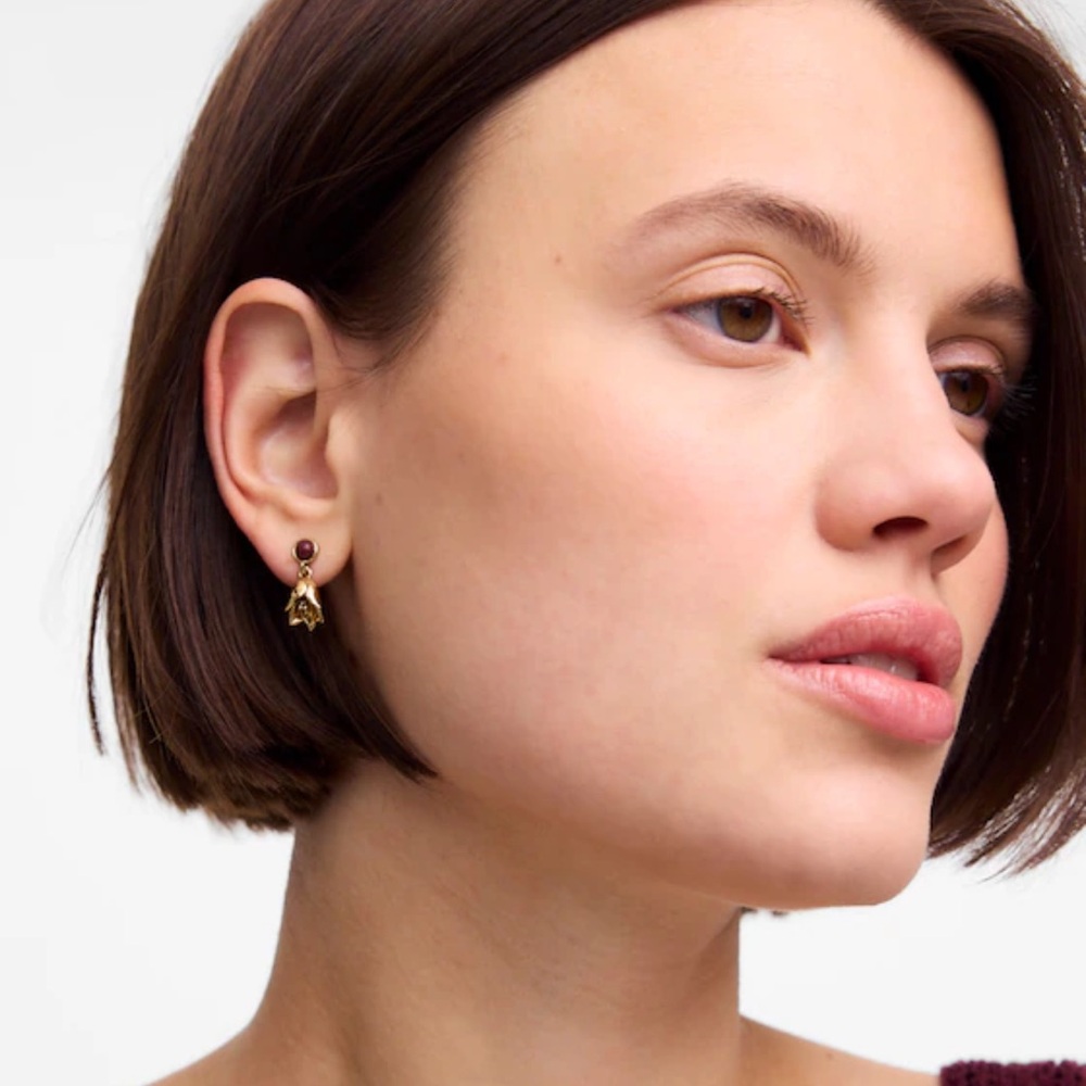 Madewell Semiprecious Lily Drop Earrings - Picture 2 of 7